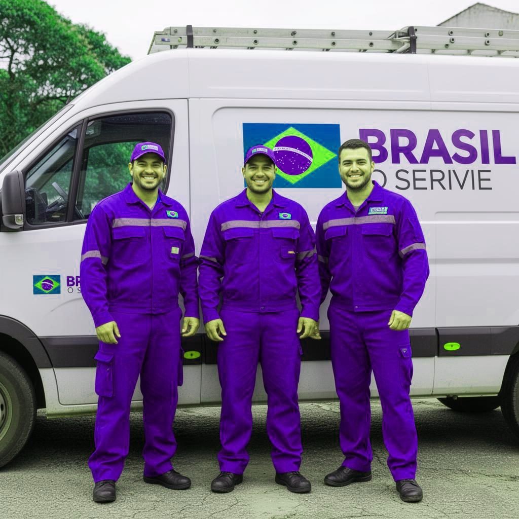 Equipe da desentupidora em Florianópolis